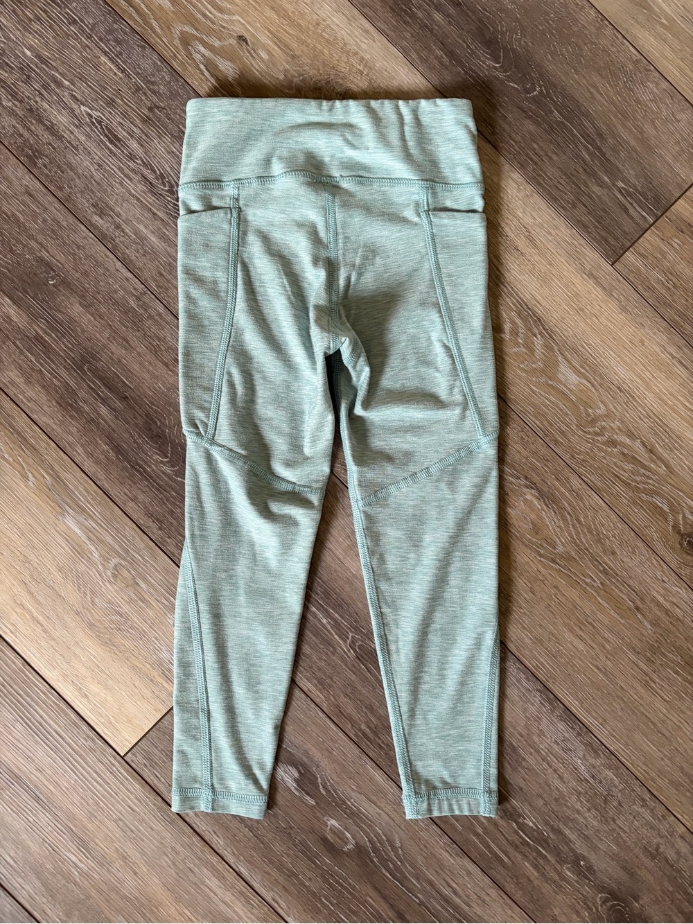 Hanna Andersson Teal Blue Girls' Leggings - Picture 4 of 5